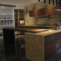 GP006 Piani cucina in quarzo da 20 mm Piani lavabo in quarzo 