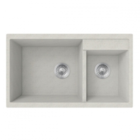 lavello da cucina sottotop bianco