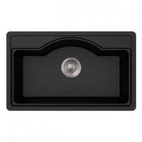 lavello da cucina sottotop nero